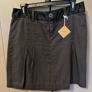 Dark gray mini skirt